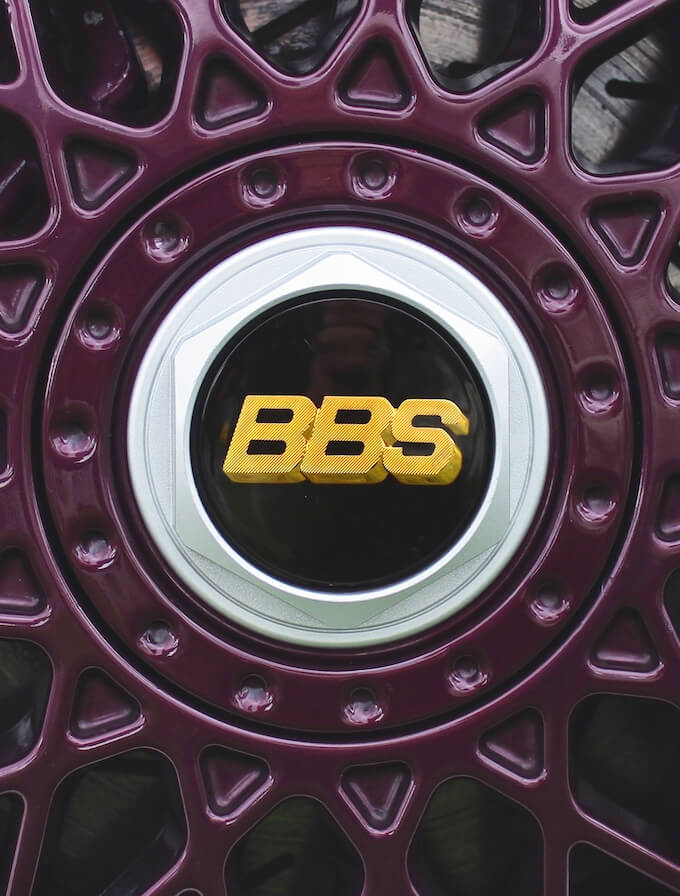 Purple BBS Wheel