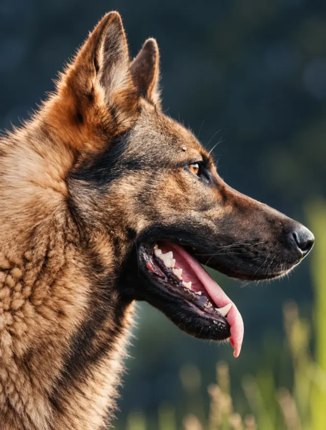 German Shepherd portrait representing the Animal Control Officers website project